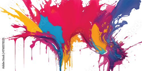 Minimal Abstract Watercolor Brush Stroke Background with Subtle Rainbow Gradients and Soft Pastel Pigments for Modern Design and Calm Art Themes