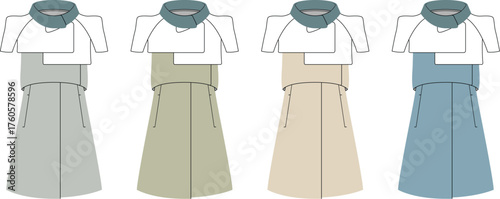 Fashionable Dresses Colorful Sleeveless Mini Dresses for Stylish Women