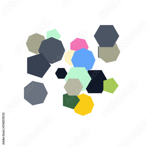 Maximalist Starbursts Art Glassmorphism Illustration