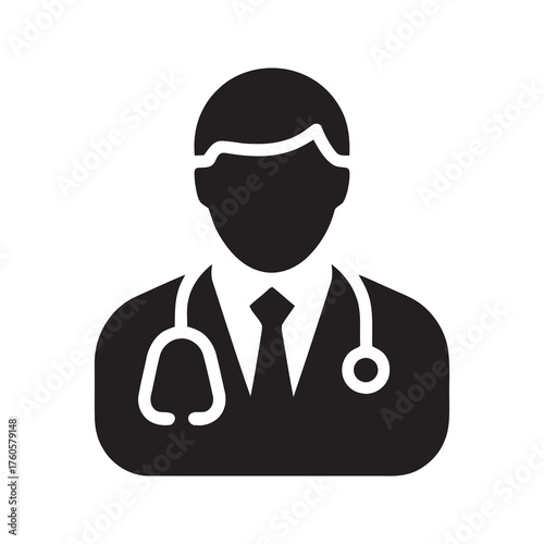 Medical doctor with stethoscope for patient diagnosis and healthcare treatment professional physician in hospital or clinic providing medical consultation