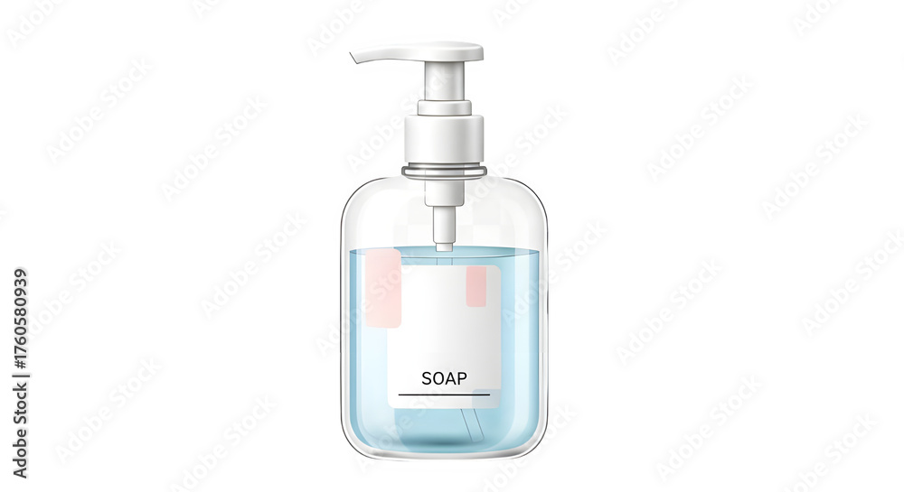 Fototapeta premium Dispenser bottle PNG