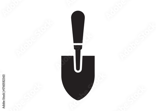 Trowel icon, Trowel solid vector