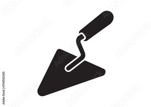 Trowel icon, Trowel solid vector