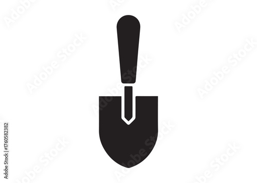 Trowel icon, Trowel solid vector