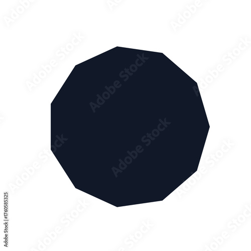 Geometric Mosaic Spoke Art Glassmorphism