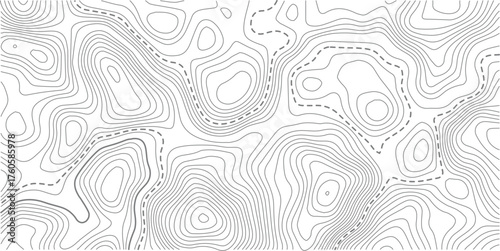 Topographic map background. Golden line topography map contour background. Modern design with White background with topographic wavy pattern design.paper texture Imitation of a geographical map shades