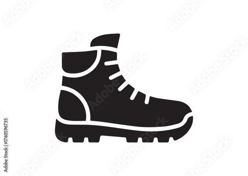 Hiking boot icon, Hiking boot vector