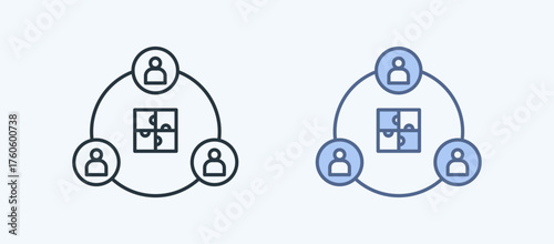 Stakeholder Engagement Multiple Style Icon Collection