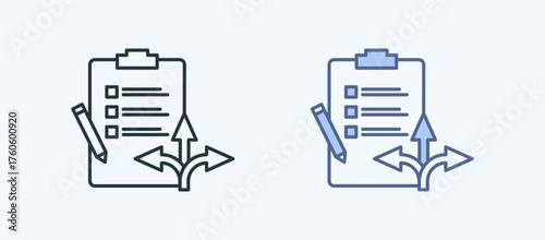 Flexible Contract Multiple Style Icon Collection