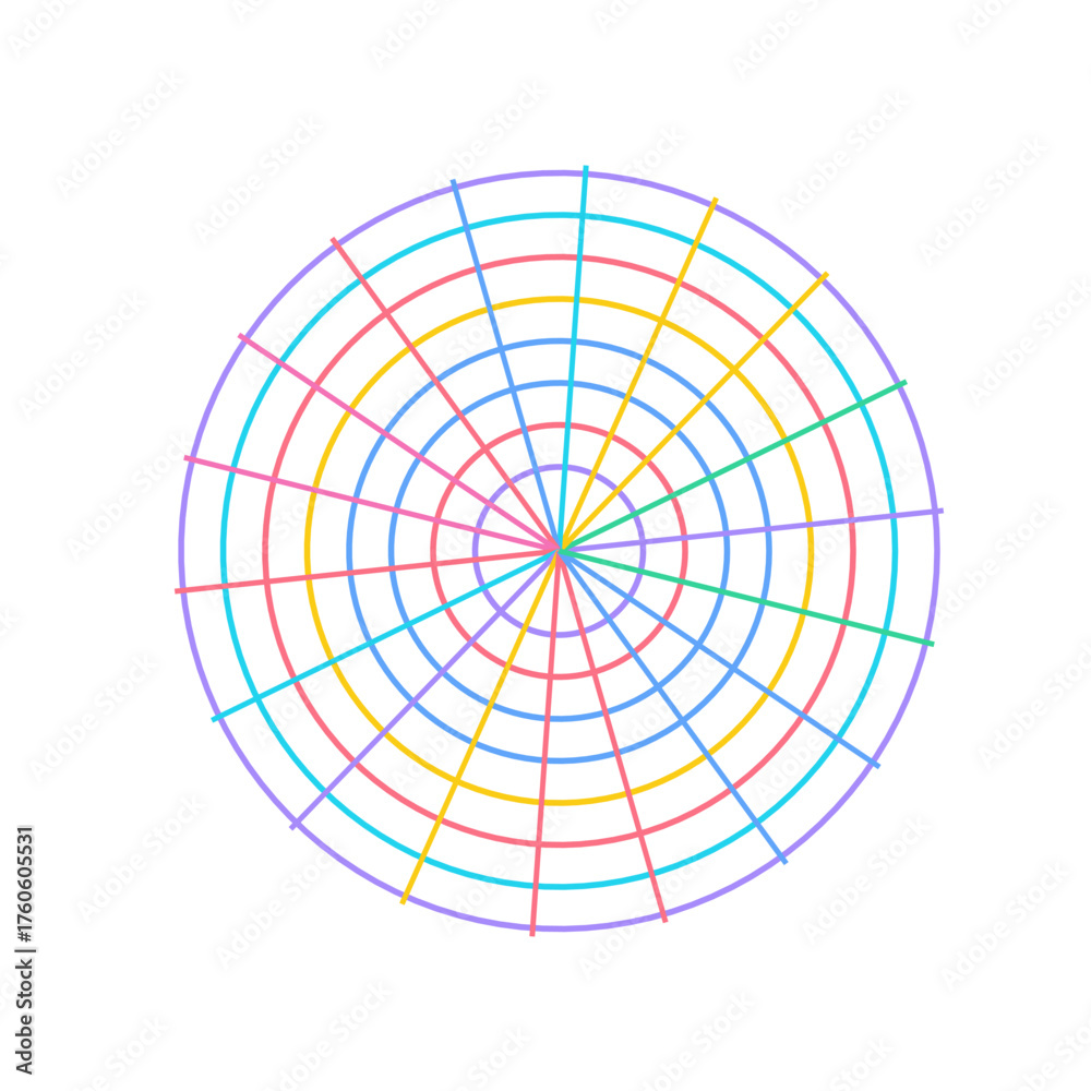 Fototapeta premium Surreal Wheels Neon Art Glassmorphism