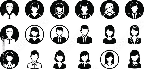 Professional Avatar Icon Set