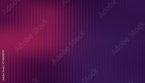 Abstract geometric background with vertical lines and pixelated texture in shades of magenta and deep purple