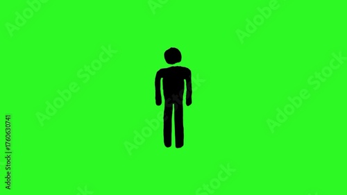 Particle Human Formation Animation