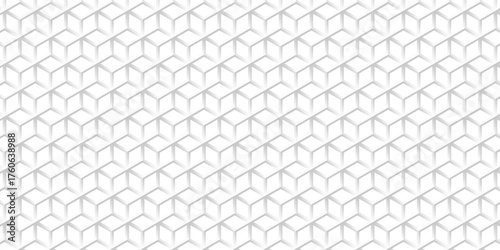 Abstract cube hexagon shape background. Vector banner design. Hexagons pattern.
