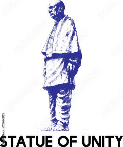 Statue of Unity Gujarat Tourism Artwork with Indian Cultural Touch and Heritage Landmarks for Travel Promotion Use – Vibrant India Concept