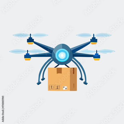 Drone Delivery Service - Package Transport with Modern Technology.