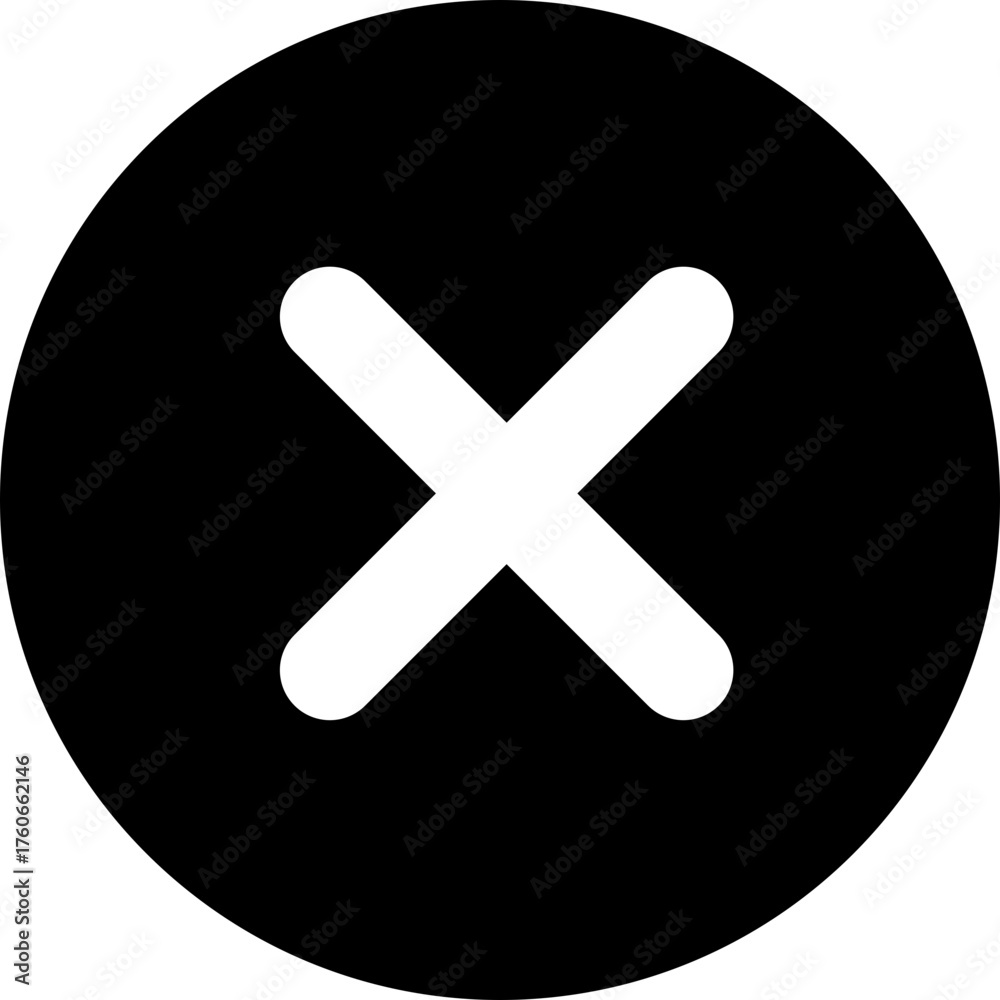 Obraz premium Close Button Icon