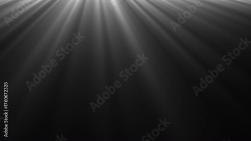 light rays white beams of sun or daylight light shafts of sunny volumetric lighting emitted from the top  of the screen with a plain background 4K animation