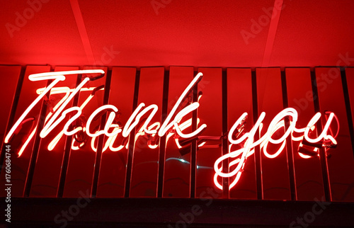 Thank You neon sign