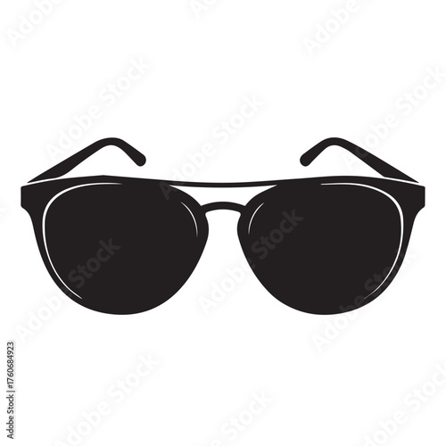 Stylish Black Aviator Sunglasses for Sun Protection and Fashion.