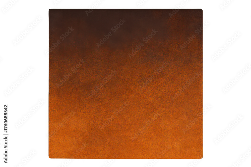 Fototapeta premium Brown leather texture with gradient effect. Warm abstract background surface. Transparent background