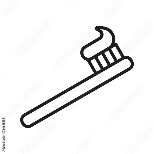 toothbrush icon vector design template