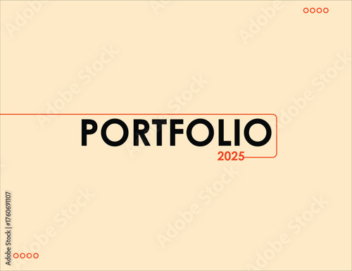 portfolio cover. cover design, prtfolio