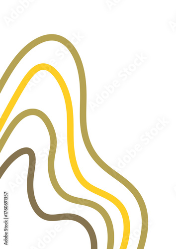 abstract background vector gold wave line element