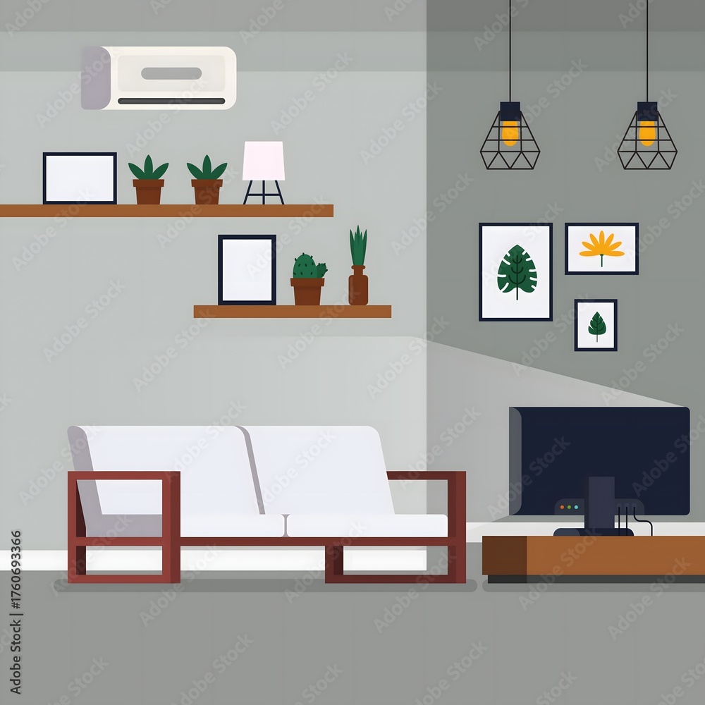 Fototapeta premium modern living room