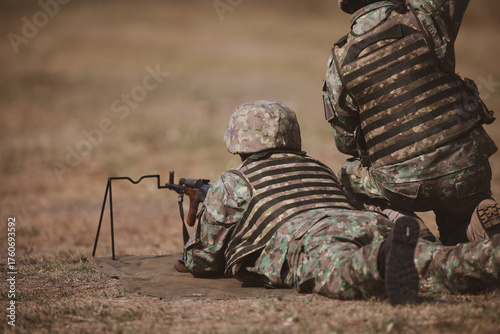 Photos Romanian reservists take part at a drill where they train to shoot weapons