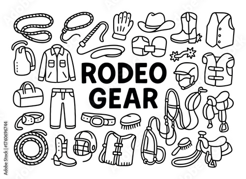 Rodeo Gear Doodle