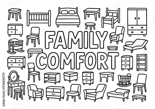 Family Furniture Icons