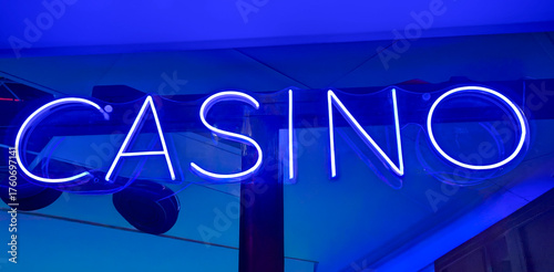 Casino neon sign