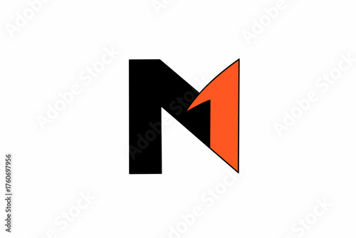 Letter n or n1 logo
