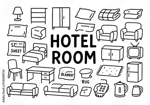 Hotel Room Doodles