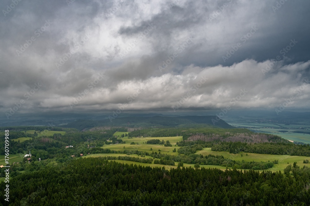 Fototapeta premium Table Mountains in spring.