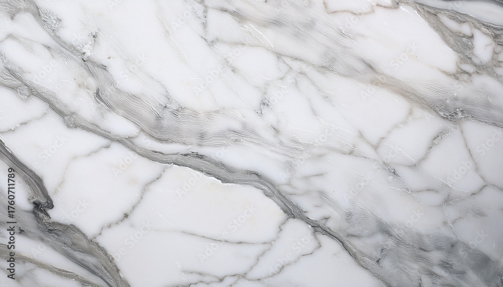 Obraz premium Marble Background White Stone Texture With Gray Shadow Panoramic Format