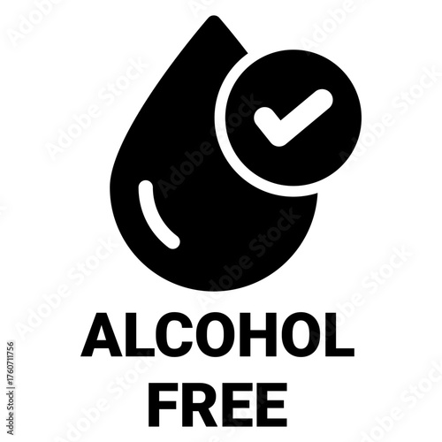 free alcohol solid icon 
