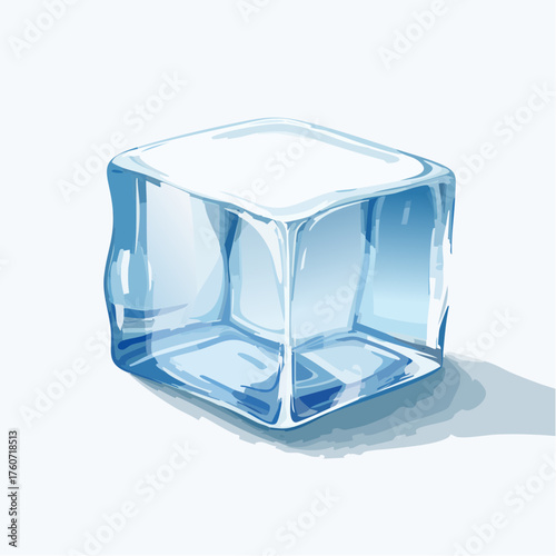 Kristallblock aus Eis