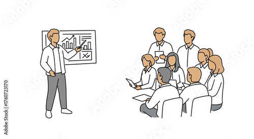 People interacting with each other