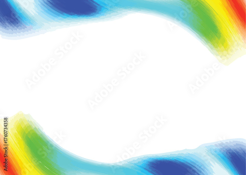 Bold Elegance Embrace: Vibrant Frame And Border Vector Illustration - Colorful Boundaries Dancing With Eye-Catching Design Beauty