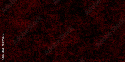 Abstract red grunge natural smooth cement concrete floor and plaster dirty wall background texture. red marble texture and red paper texture. plastered long panoramic concrete wall background.