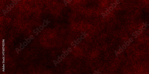 Abstract red grunge natural smooth cement concrete floor and plaster dirty wall background texture. red marble texture and red paper texture. plastered long panoramic concrete wall background.