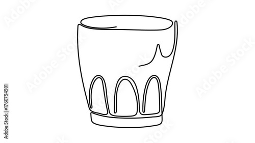 Minimalistic continuous line art motion, set of bar cocktail glasses. Includes popular cocktails such as Martini, Mojito, Margarita, Cosmopolitan, and Whiskey Sour. Perfect for use in bar menus video
