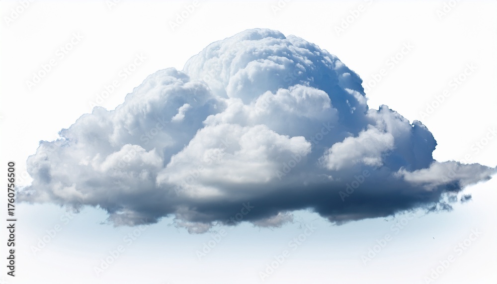 Naklejka premium Transparent Clear Cloud Realistic Cloud Clipart