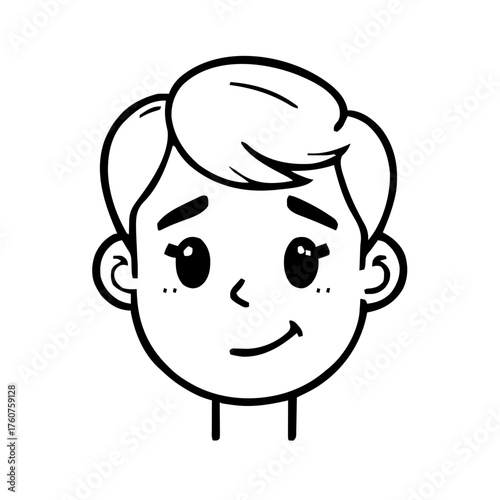 Emoji – person with short hair, unamused