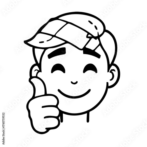 Emoji – person with bandage on forehead, thumbs down