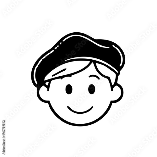 Emoji – person wearing beret, neutral