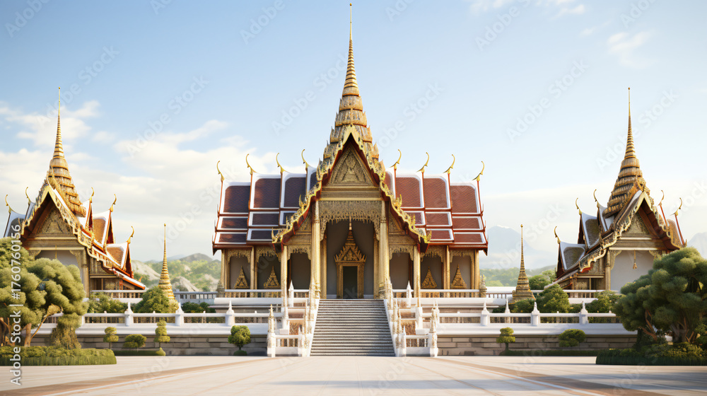 Fototapeta premium Majestic Thai Temple