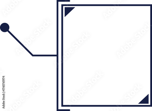 Callout box with sample message text template